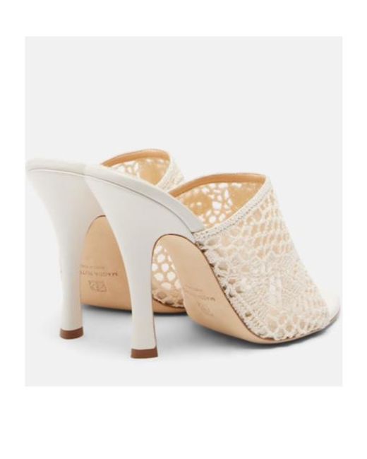 Magda Butrym Natural Crochet Mules