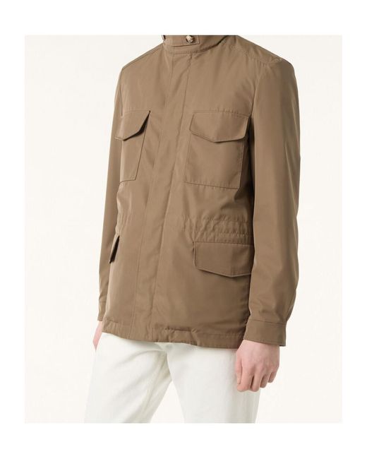 Loro Piana Brown Traveller Field Jacket for men