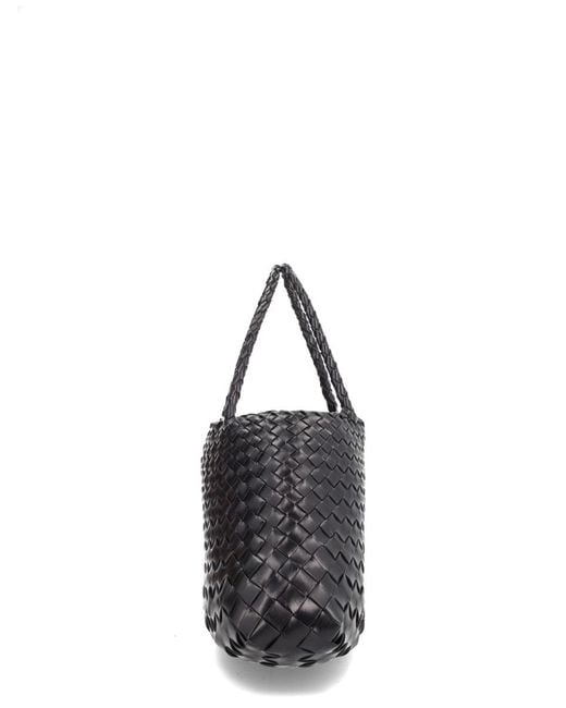 Dragon Diffusion Black Santa Croce Small Tote Bag