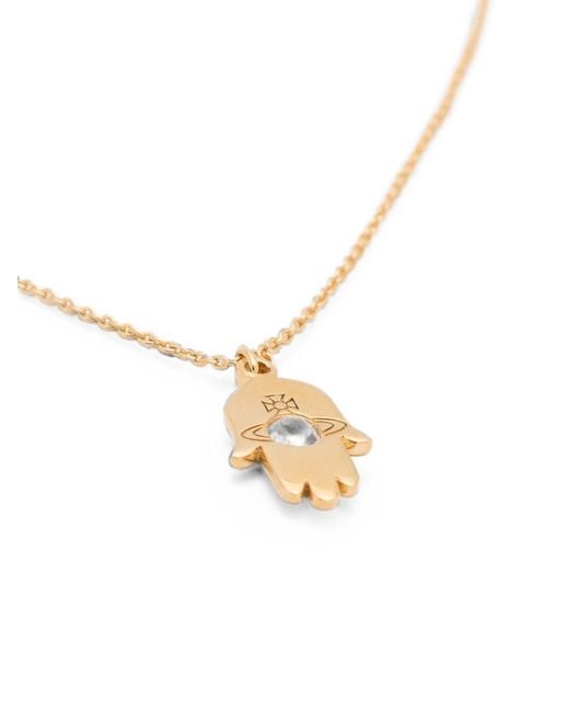 Vivienne Westwood White Marzia Pendant Necklace