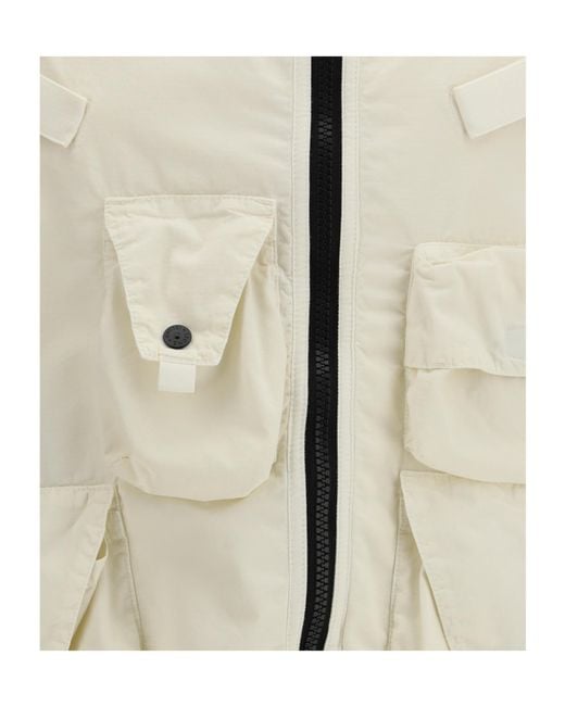 Stone Island Natural Micro Ripstop Utility Vest for men