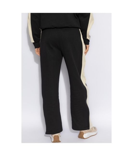 Moose Knuckles Black Logo-Patch Track Pants