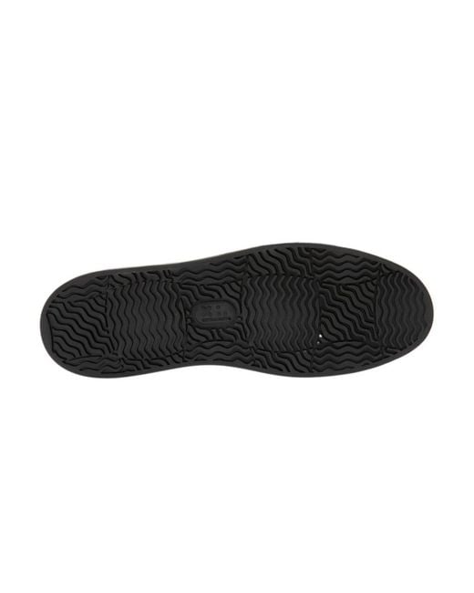 Officine Creative Black Slouch 001 Casual Sneakers for men