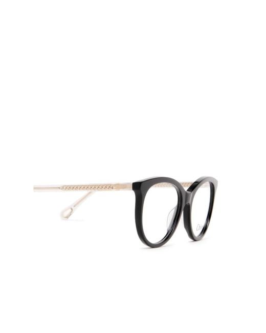Chloé White Chloé Eyewear Cat-Eye Glasses