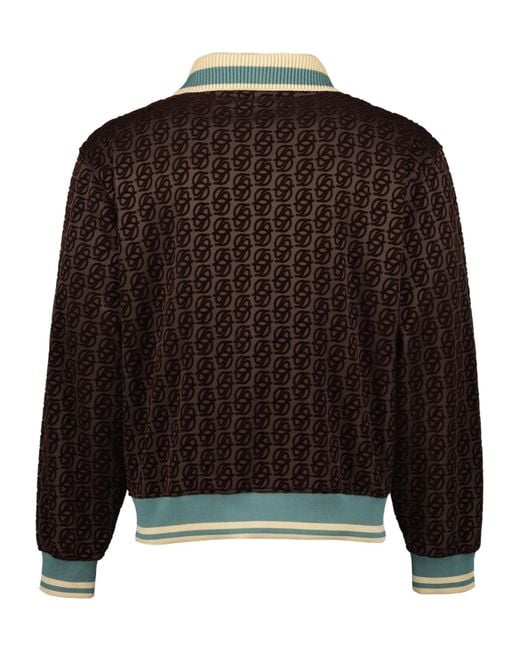 Drole de Monsieur Black Drôle De Monsieur La Track Jacket Monogramme Jacket for men