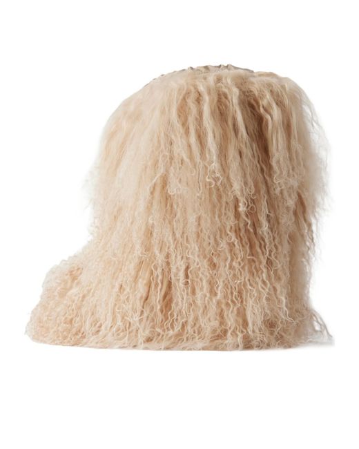 Bogner Natural Shearling Ankle Boots