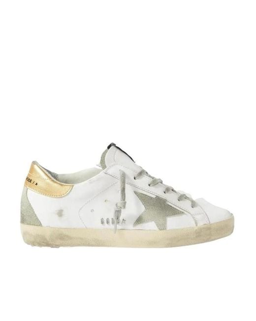 Golden Goose Deluxe Brand White Imitation Of Old Low-Top Leisure Sneakers