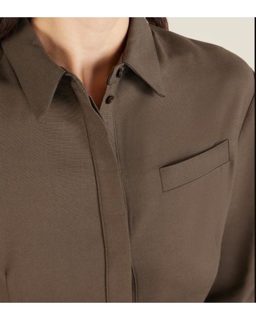TOVE Brown Long Sleeve Shirt