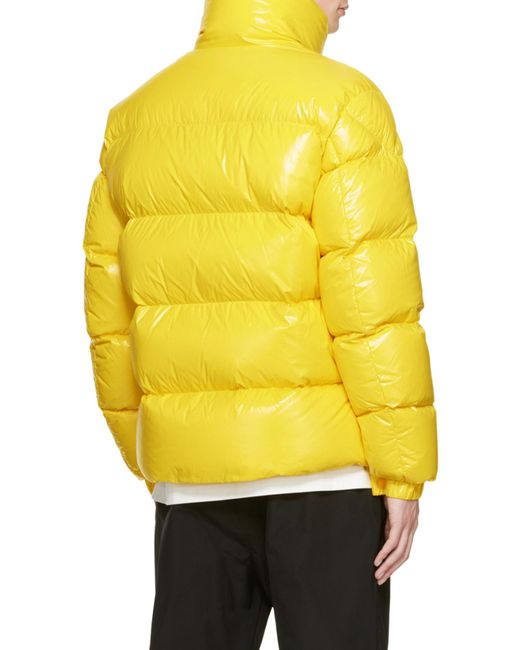 Moncler Yellow 1952 Long-Sleeved Padded Jacket for men