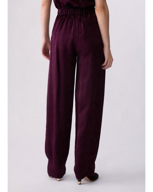 Liu Jo Purple Balloon Trousers