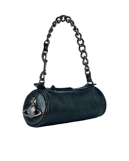 Vivienne Westwood Blue Cindy Cylinder Bag