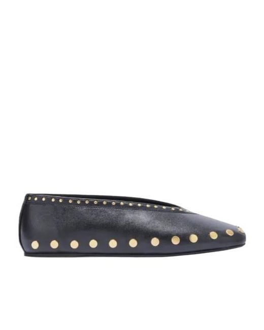 Ganni Multicolor Jenny Studded Ballet Flats