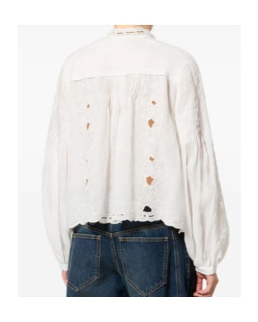 Isabel Marant White Rubra Top