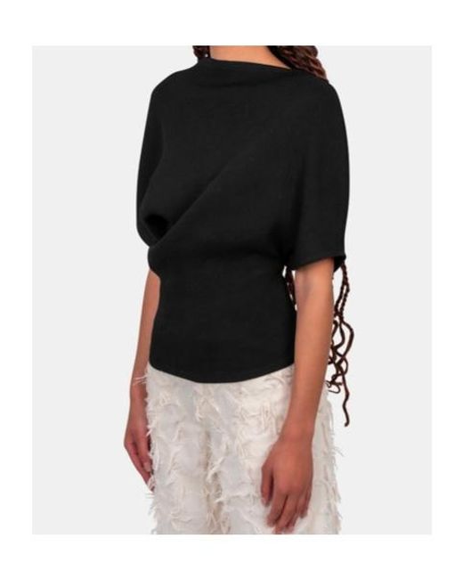Séfr Black Short-Sleeved Top