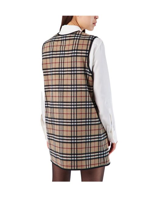 Burberry Black Plaid Jacket
