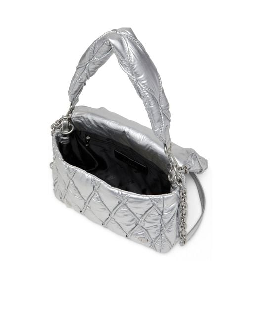 DIESEL White Charm-D M-Shoulder Bag