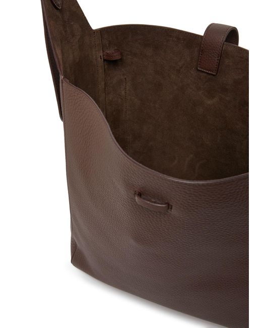 The Row Brown Blake Hobo Shoulder Bag