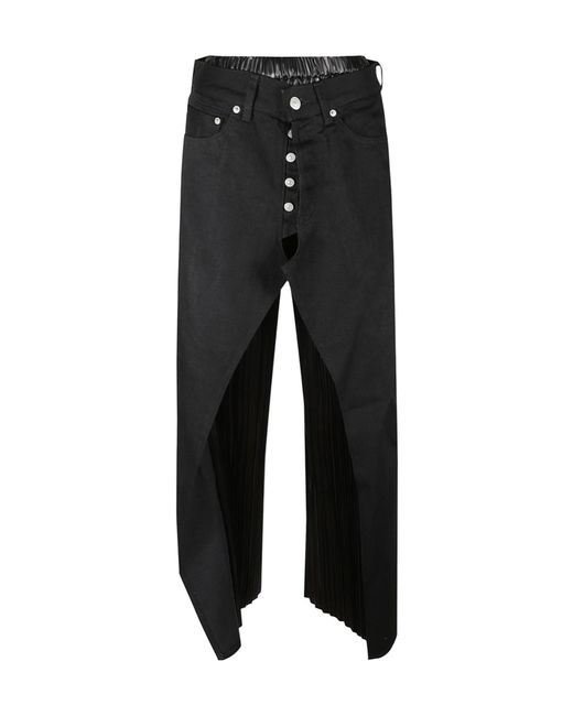 Junya Watanabe Black Casual Pants With Patch Pockets