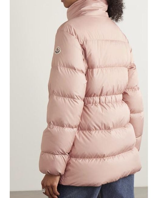Moncler Pink Brossette Short Down Jacket