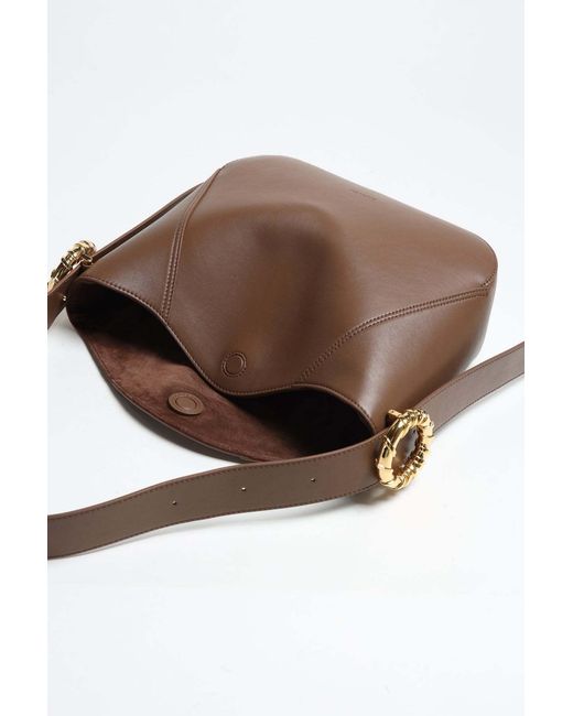 Lanvin Brown Single Shoulder Bag Without Buckle