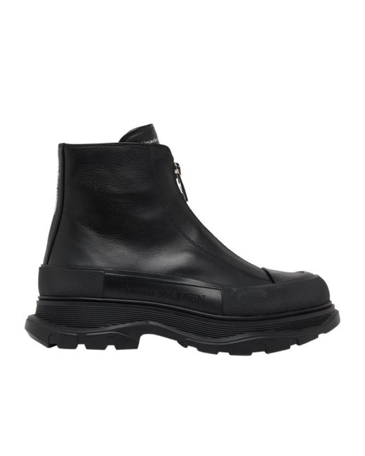 Alexander McQueen Black High Boots Tread for men