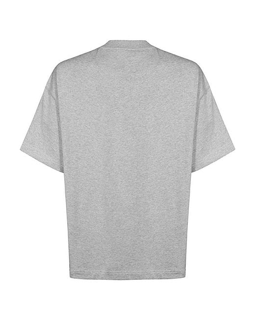 Emporio Armani Gray Open-Necked Shirt for men