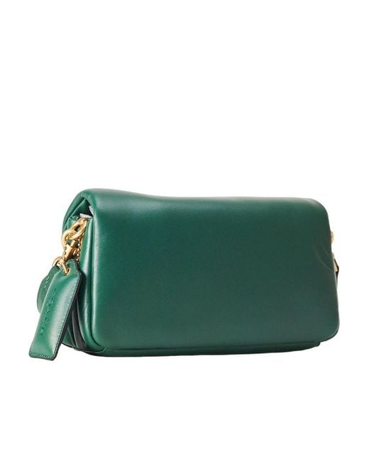 COACH Green Plain Shoulder Bag