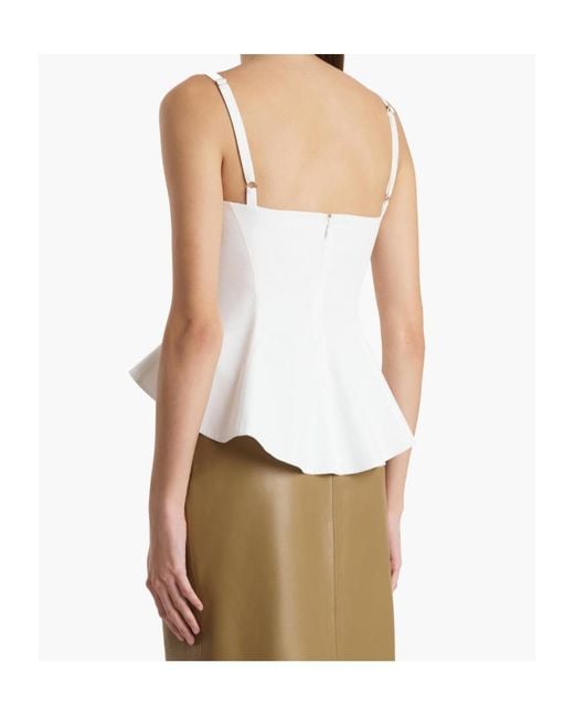 Khaite White Loa Top