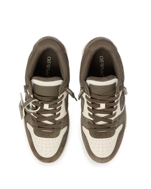 Off-White c/o Virgil Abloh Brown Round-Toe Sneakers for men