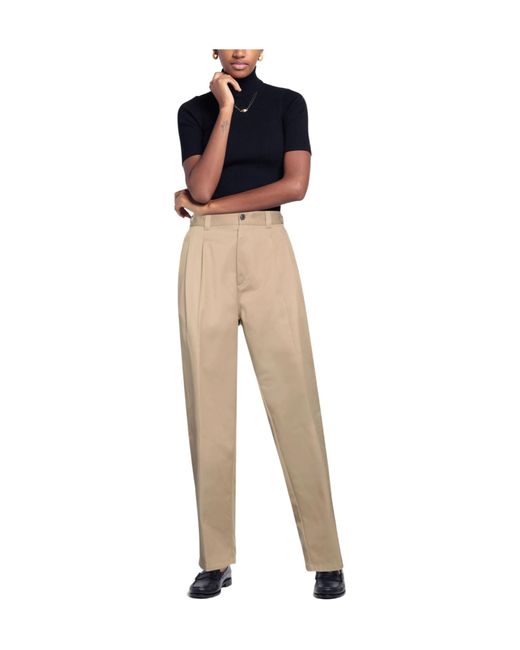 Maison Margiela Natural Minimalist Straightleg Trousers