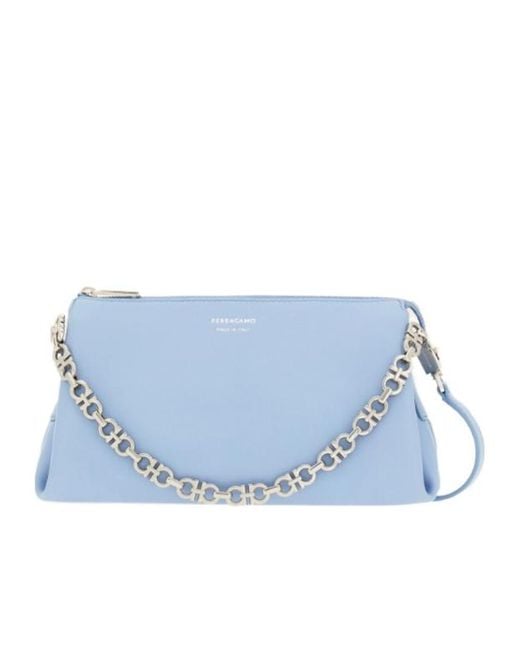 Ferragamo Blue Mini Bag