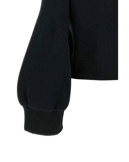 Sacai Black Balloon-Sleeve Sweatshirt