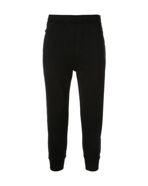 Neil Barrett Black Elastic Waist-Edge Sweatpants for men