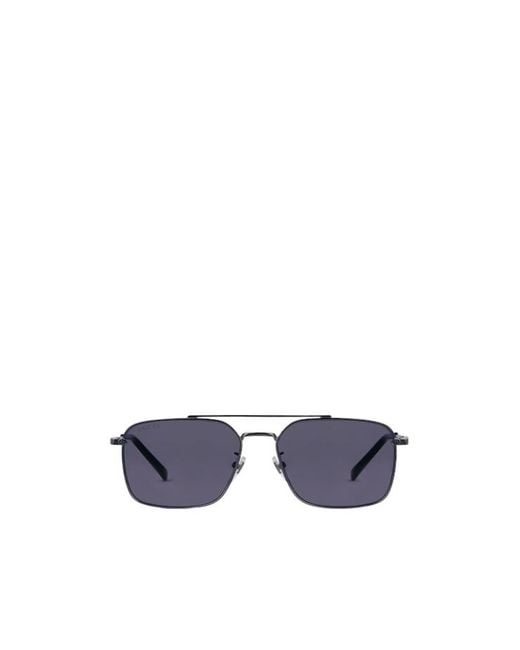 Gucci Blue Eyewear Specialized Fit Rectangular Sunglasses for men