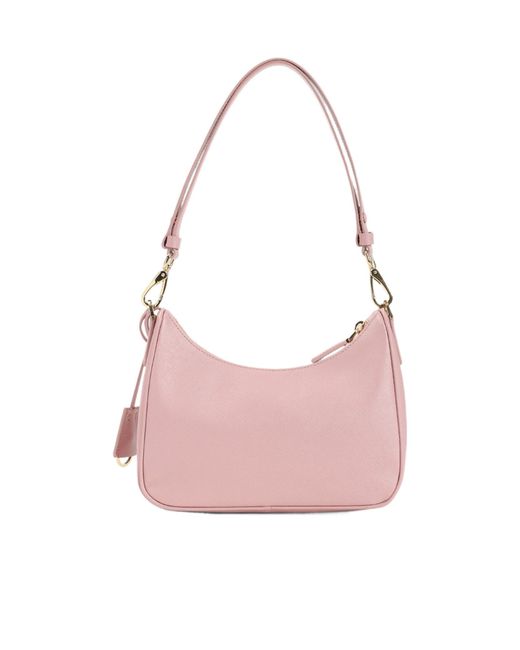 Prada Pink Re-Edition Mini Shoulder Bag