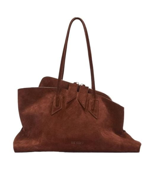 The Attico Brown The La Passeggiata Tote Bag