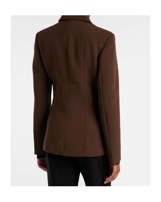 Totême  Brown Single-Breasted Coat