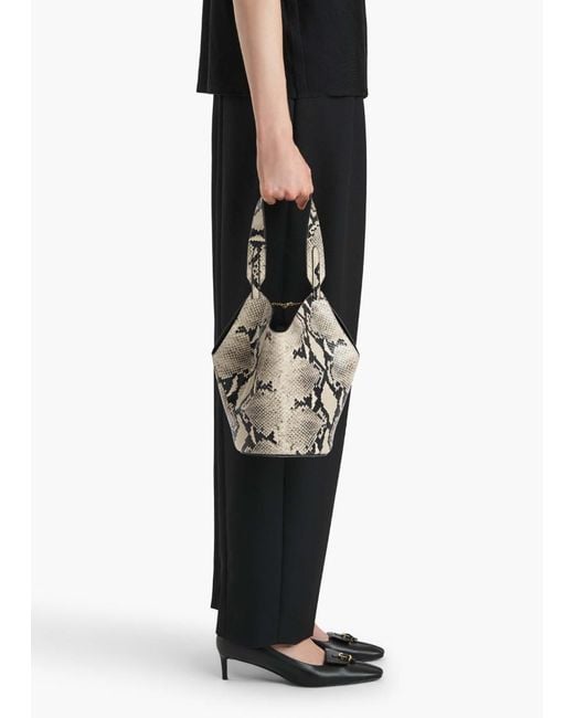 Khaite Metallic Printed Tote Bag