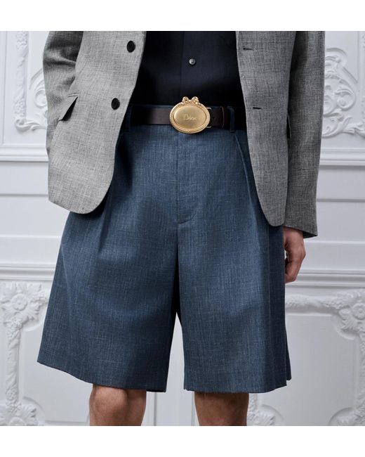 Dior Blue Iviera Chino Shorts for men