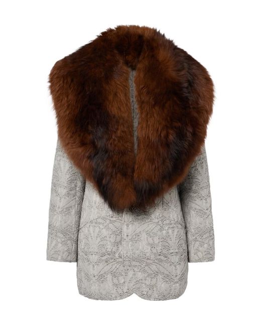 JACQUES WEI Brown Single-Breasted Jacket