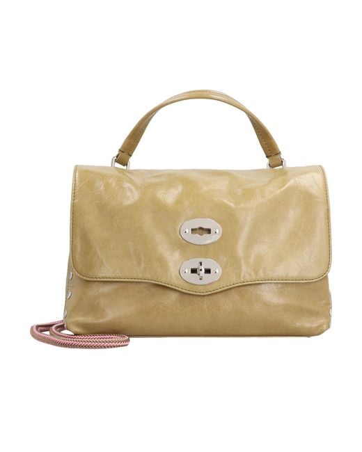 Zanellato Metallic Flip Shoulder Bag
