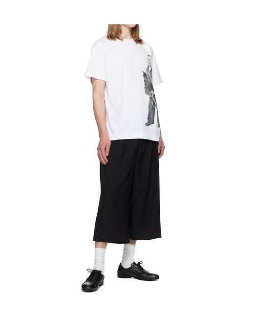 Simone Rocha White Graphic-Print T-Shirt for men
