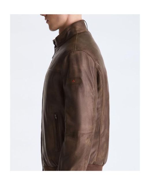 Peuterey Brown Bomber Jacket for men