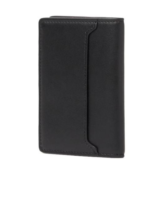 Fendi Black Ff Double Card Holder for men