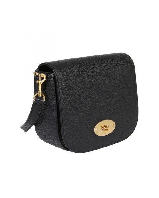 Mulberry Black Darley Twist-Lock Small Crossbody Bag