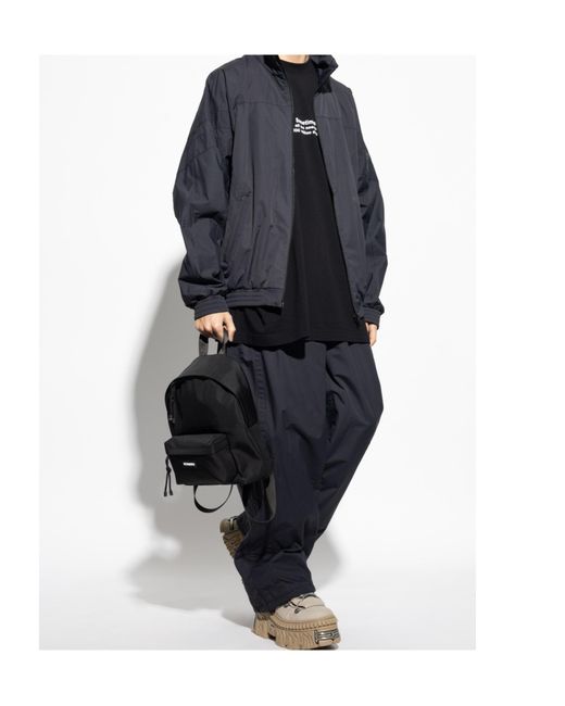 Vetements Blue Logo Casual Jacket for men