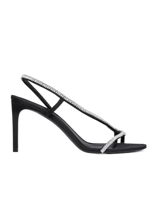 Céline Metallic Soir Cross-Over Sandal