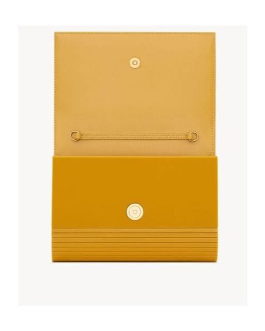 Saint Laurent Metallic Vicky Minaudière Shoulder Bag