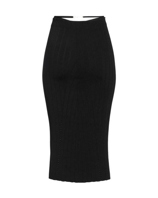 Jacquemus Black Midi Skirts