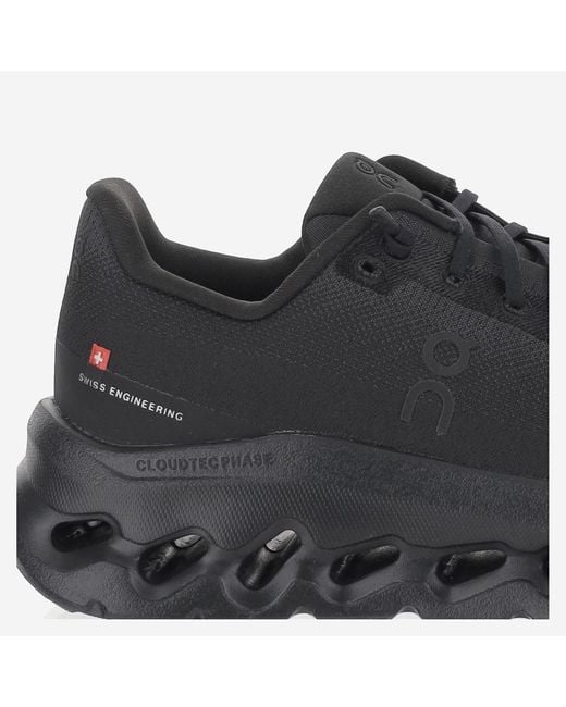 On Shoes Black Cloudtilt Lace-Up Sneakers for men